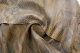 Knit Suede Double Sided Tie Dyed Fabric with Snake Textured Coating - G.k Fashion Fabrics