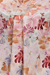 Linen Bamboo Natural Fabric Anemyst Pattern - 5486 - G.k Fashion Fabrics