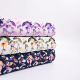 Linen Bamboo Natural Fabric Palmera Muse Pattern - 5492 - G.k Fashion Fabrics