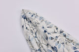Linen Bamboo Natural Fabric Palmwater Leaf Pattern - 5487 - G.k Fashion Fabrics