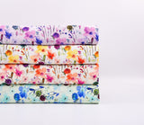 Linen Bamboo Natural Fabric Spring Meadow Pattern - 5490 - G.k Fashion Fabrics