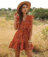 Linen Cotton Blend Classic floral Print - Design -10 - G.k Fashion Fabrics