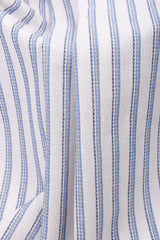 Linen Ticking Stripe Homespun Style Yarn Dyed Blended Fabric - G.k Fashion Fabrics