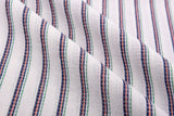 Linen Ticking Stripe Homespun Style Yarn Dyed Blended Fabric - G.k Fashion Fabrics
