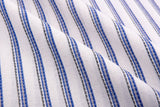 Linen Ticking Stripe Homespun Style Yarn Dyed Blended Fabric - G.k Fashion Fabrics