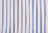 Linen Ticking Stripe Homespun Style Yarn Dyed Blended Fabric - G.k Fashion Fabrics