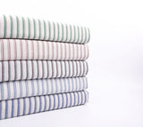 Linen Ticking Stripe Homespun Style Yarn Dyed Blended Fabric - G.k Fashion Fabrics