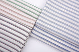 Linen Ticking Stripe Homespun Style Yarn Dyed Blended Fabric - G.k Fashion Fabrics