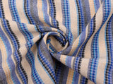 Linen Ticking Stripe Primitive Style Yarn Dyed Blended Fabric - G.k Fashion Fabrics