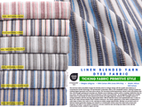 Linen Ticking Stripe Primitive Style Yarn Dyed Blended Fabric - G.k Fashion Fabrics