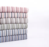 Linen Ticking Stripe Primitive Style Yarn Dyed Blended Fabric - G.k Fashion Fabrics