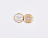 Luxe Pearl Rim Buttons -5/1 - G.k Fashion Fabrics