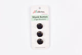 Marble Effect Shank Buttons with Gold Rim Button - 49 - G.k Fashion Fabrics