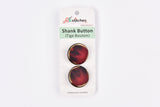 Marble Effect Shank Buttons with Gold Rim Button - 49 - G.k Fashion Fabrics