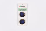 Marble Effect Shank Buttons with Gold Rim Button - 49 - G.k Fashion Fabrics