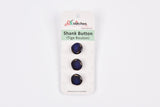 Marble Effect Shank Buttons with Gold Rim Button - 49 - G.k Fashion Fabrics