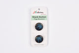 Marble Effect Shank Buttons with Gold Rim Button - 49 - G.k Fashion Fabrics