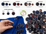 Marble Swirl Shank Buttons -8 - G.k Fashion Fabrics