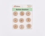 Marbled Sewing Buttons - 26 - G.k Fashion Fabrics