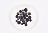 Matte Black Tailoring Buttons with Metallic Rim - 46 - G.k Fashion Fabrics