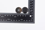 Matte Wood-Style Resin 4-Hole Buttons- 18 - G.k Fashion Fabrics