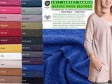 Merino Wool Blended Knit Jersey Fabric - G.k Fashion Fabrics