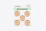Metal Cross Detail Buttons - 37 - G.k Fashion Fabrics
