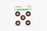 Metal Cross Detail Buttons - 37 - G.k Fashion Fabrics