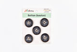 Metal Cross Detail Buttons - 37 - G.k Fashion Fabrics
