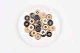Metal Cross Detail Buttons - 37 - G.k Fashion Fabrics