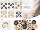 Metal Cross Detail Buttons - 37 - G.k Fashion Fabrics