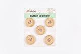 Metal Cross Detail Buttons - 37 - G.k Fashion Fabrics