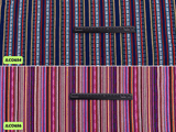 Mexican Ethnic Fabric, Traditional Fabric, Cambaya Fabric. Authentic Mexican Fabric, Tela Mexicana,Boho Striped Fabric - G.k Fashion Fabrics