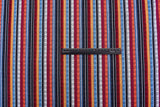 Mexican Ethnic Fabric, Traditional Fabric, Cambaya Fabric. Authentic Mexican Fabric, Tela Mexicana,Boho Striped Fabric - G.k Fashion Fabrics