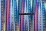 Mexican Ethnic Fabric, Traditional Fabric, Cambaya Fabric. Authentic Mexican Fabric, Tela Mexicana,Boho Striped Fabric - G.k Fashion Fabrics