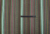 Mexican Ethnic Fabric, Traditional Fabric, Cambaya Fabric. Authentic Mexican Fabric, Tela Mexicana,Boho Striped Fabric - G.k Fashion Fabrics