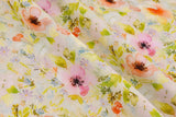 Modern Floral Linen Viscose Lawn Digitally Print Fabric - 208715 - G.k Fashion Fabrics