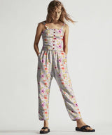 Modern Floral Linen Viscose Lawn Digitally Print Fabric - 208715 - G.k Fashion Fabrics