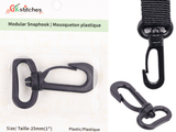 Modular Snap hook - 25mm (1inch) - G.k Fashion Fabrics