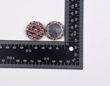 Multicolor Tweed Shank Buttons -12 - G.k Fashion Fabrics