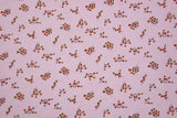 Natural Cotton Voile Blush Berry Jacquard Fabric - G.k Fashion Fabrics