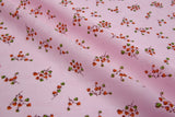 Natural Cotton Voile Blush Berry Jacquard Fabric - G.k Fashion Fabrics