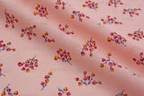 Natural Cotton Voile Blush Berry Jacquard Fabric - G.k Fashion Fabrics