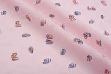 Natural Cotton Voile Heart Beats Jacquard Fabric - G.k Fashion Fabrics