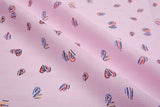 Natural Cotton Voile Heart Beats Jacquard Fabric - G.k Fashion Fabrics