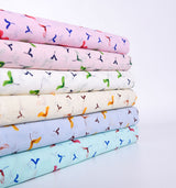 Natural Cotton Voile Maple Copters Jacquard Fabric - G.k Fashion Fabrics