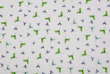Natural Cotton Voile Maple Copters Jacquard Fabric - G.k Fashion Fabrics