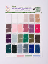 New Cotton Spandex French Terry + Matching Rib Fabric (Sold Separately) - G.k Fashion Fabrics