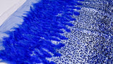 Nylon Mesh Hand Work Feather & Sequins Embroidery Fabric, Bridal Wear - G.k Fashion Fabrics