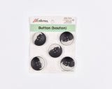 Pastel Half-Clear Buttons - 32 - G.k Fashion Fabrics
